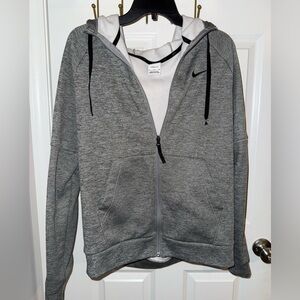 Nike Men's Heather Gray Zip-Up Jacket